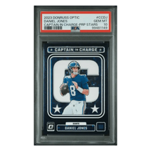 Daniel Jones PSA 10 2023 Panini Donruss Optic Captain In Charge Purple Stars #d/ 25 Card #CCDJ