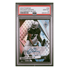 Davante Adams PSA 10 2023 Panini Phoenix Autograph Silver Card #88