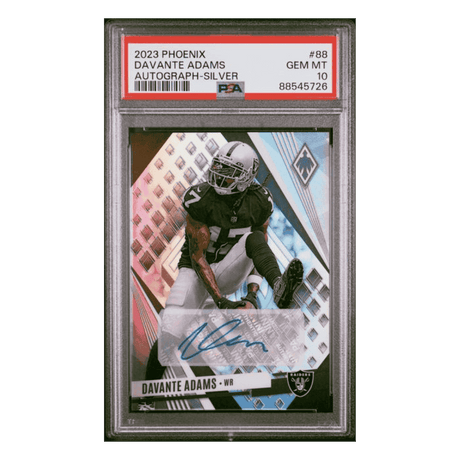 Davante Adams PSA 10 2023 Panini Phoenix Autograph Silver Card #88