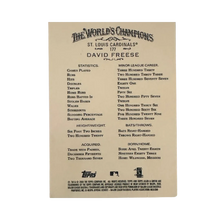 David Freese St Louis Cardinals Topps 2009 Allen & Ginter's #177 Rookie Card