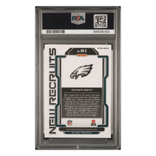 DeVonta Smith PSA 10 2021 Panini Prizm New Recruits - No Huddle Card #NR6