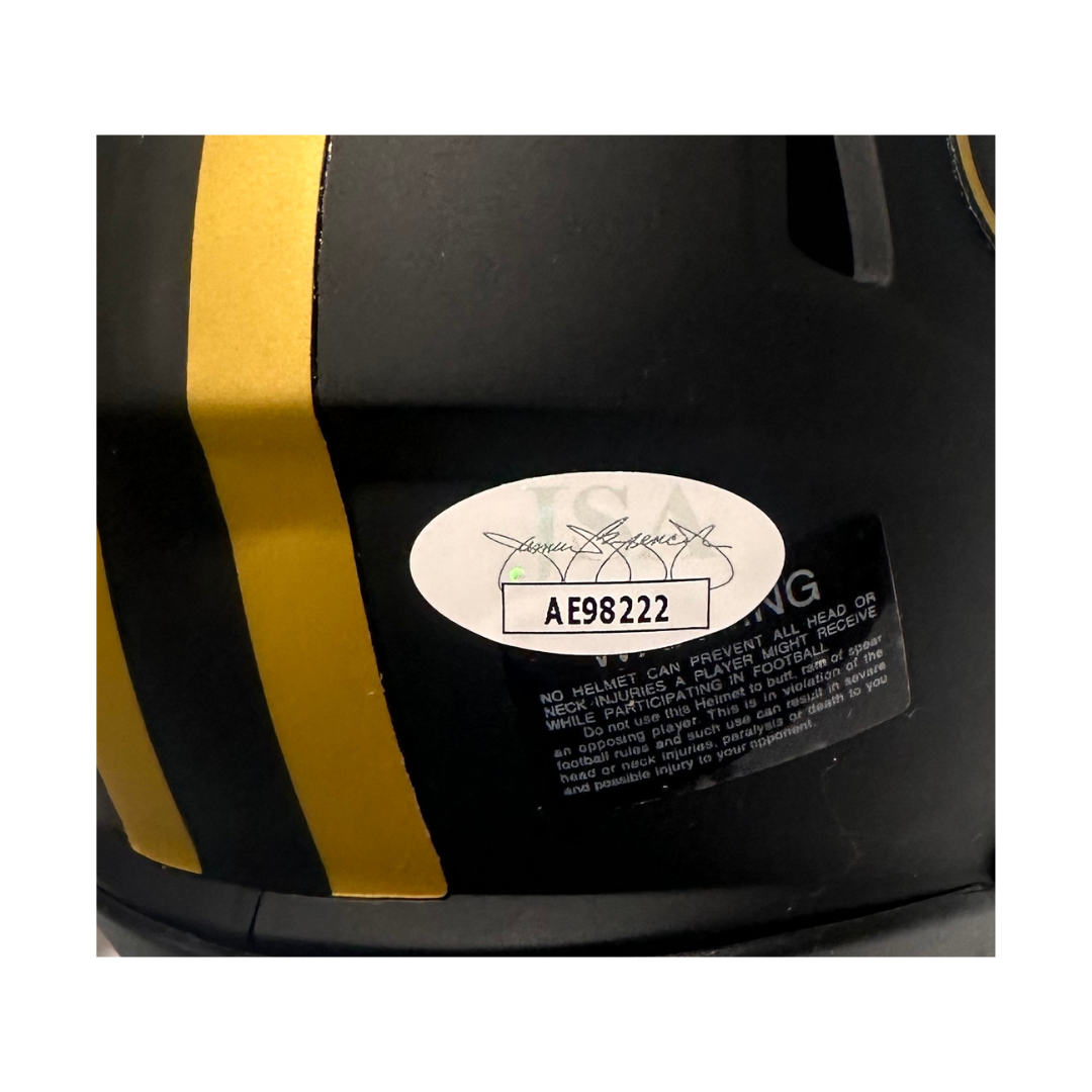 Deebo Samuel San Francisco 49ers Autographed Eclipse Speed Mini Speed Helmet - JSA COA
