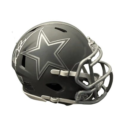 Deion Sanders Dallas Cowboys Autographed Mini Speed Helmet - Beckett COA