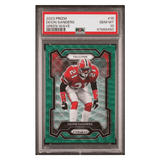 Deion Sanders PSA 10 2023 Panini Prizm Green Wave Card #15