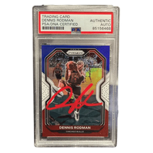 Dennis Rodman 2020-21 Panini Prizm Autographed Card #166