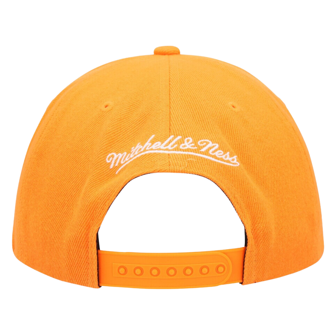 Denver Nuggets Mitchell and Ness Orange Core Basic Snapback Hat