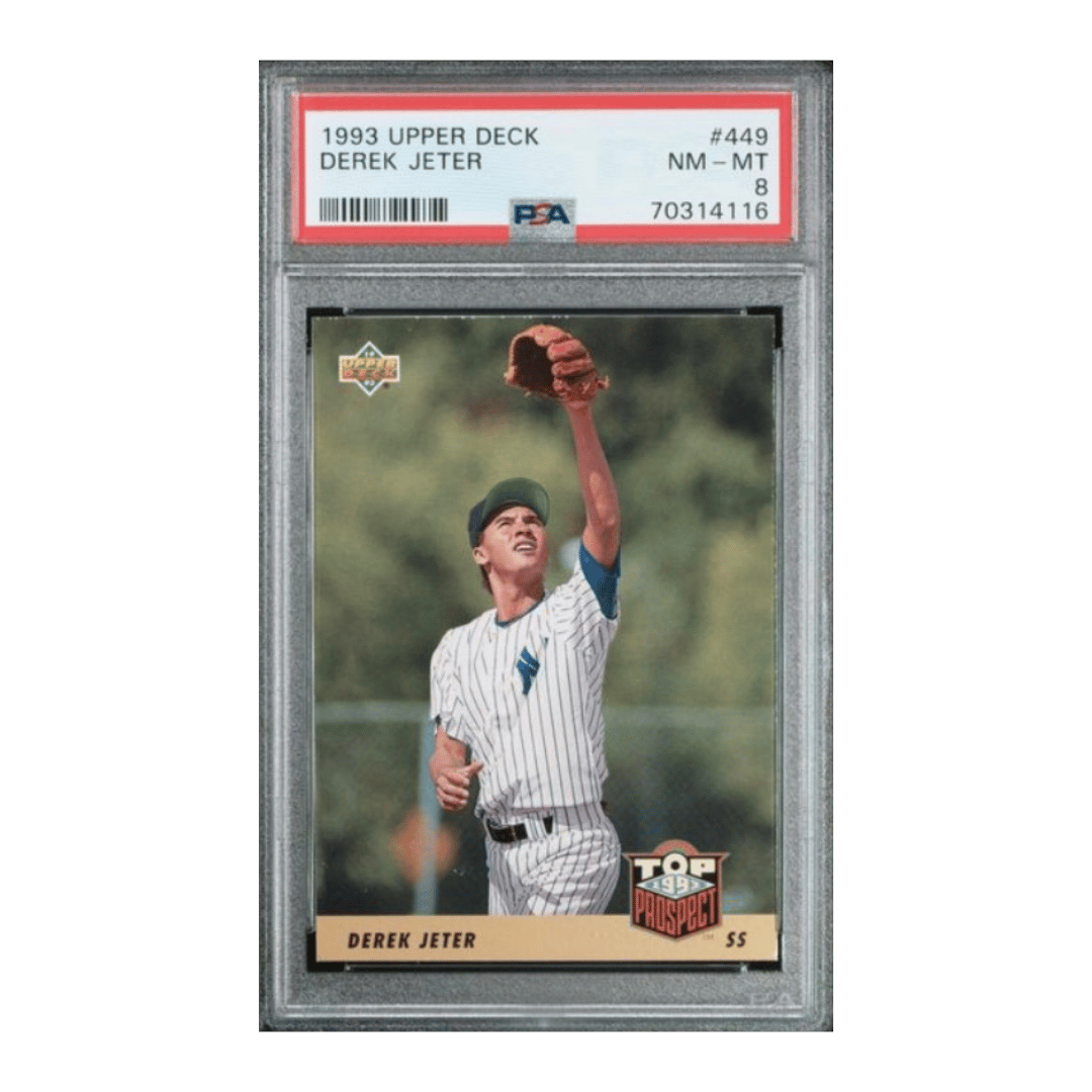 Derek Jeter PSA 8 1993 Upper Deck #449