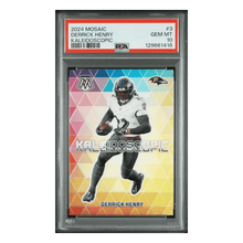 Derrick Henry PSA 10 2024 Panini Mosaic Kaleidoscopic Case Hit Card #3