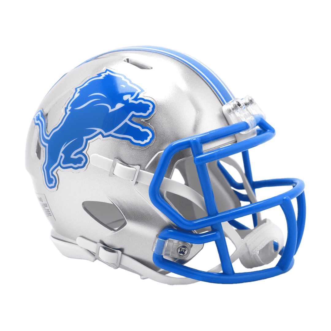 Detroit Lions 2024 Speed Riddell Mini Football Helmet