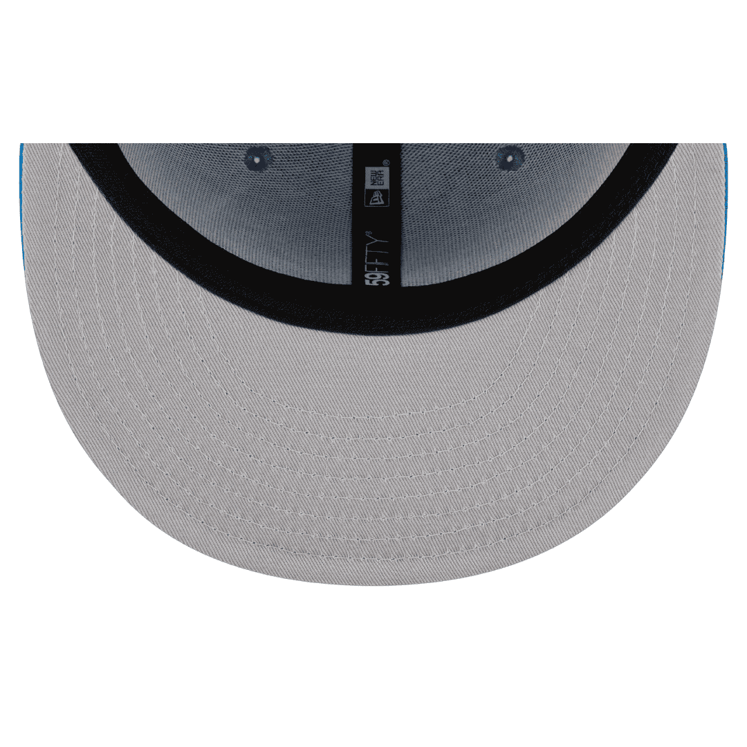 Detroit Lions Basic New Era Blue 59FIFTY Fitted Hat