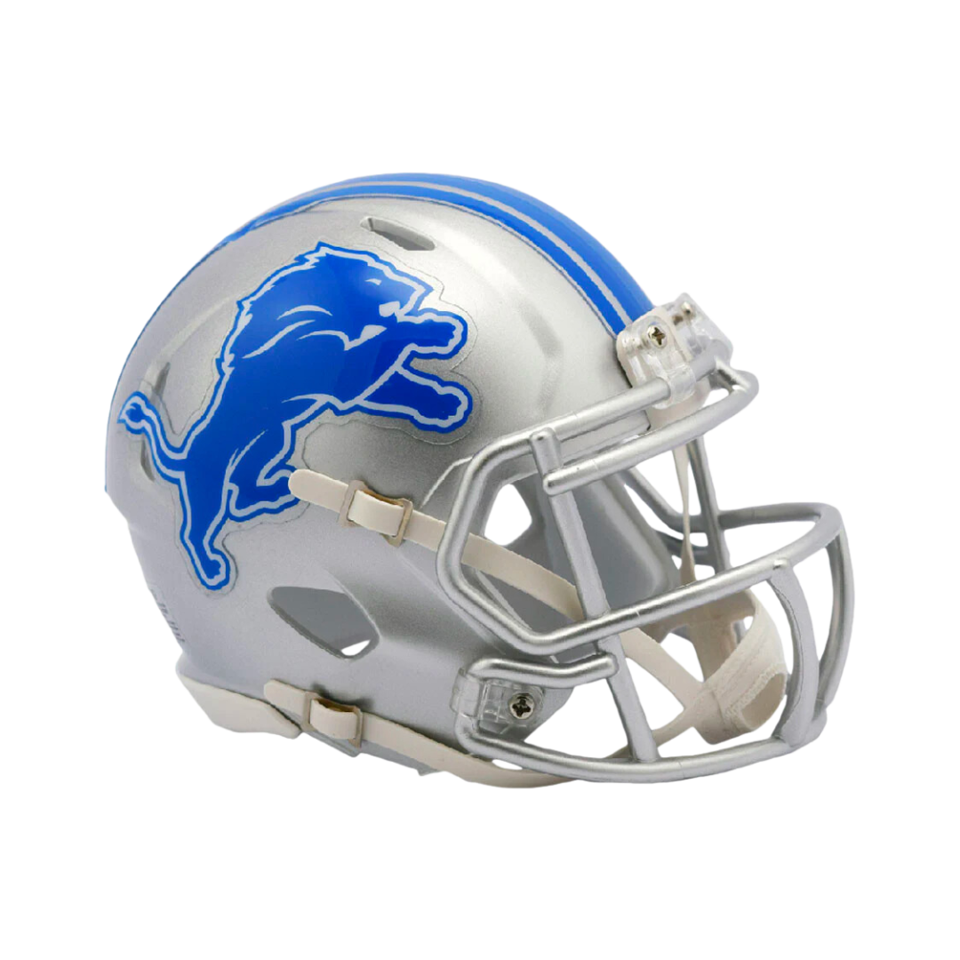 Detroit Lions Speed Riddell Mini Football Helmet