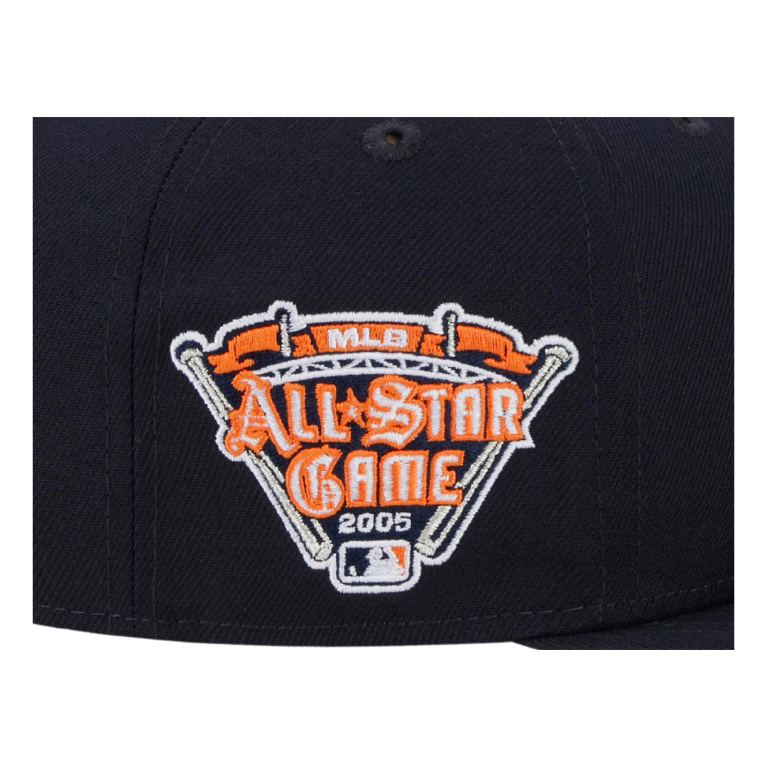 Detroit Tigers 2005 All-Star Game Patch New Era Navy 9FIFTY Adjustable Snapback Hat