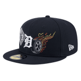 Detroit Tigers State Stitch New Era Navy 59FIFTY Fitted Hat