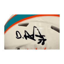 De'von Achane Miami Dolphins Autographed Mini Speed Helmet - Beckett COA