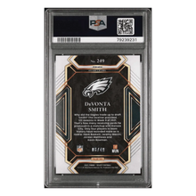 Devonta Smith PSA 9 2021 Panini Select Red Prizm Rookie RC #d/49 Card #249