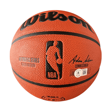 Dikembe Mutombo Denver Nuggets Autographed Official Wilson Basketball - Beckett COA