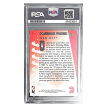 Dominique Wilkins 1993 Upper Deck Team MVP Autographed Card #1