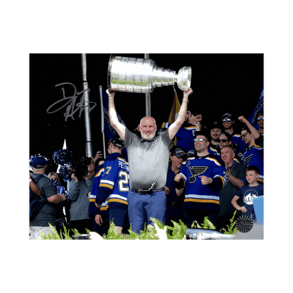 Doug Armstrong St Louis Blues Autographed On Stage 11x14 Photo - Fan Cave COA