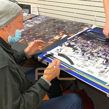 Doug Armstrong St Louis Blues Autographed On Stage 11x14 Photo - Fan Cave COA