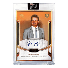 Drake Maye 2024 Topps Now Gold Frame Autograph Rookie RC #d/ 25 Card #11-A