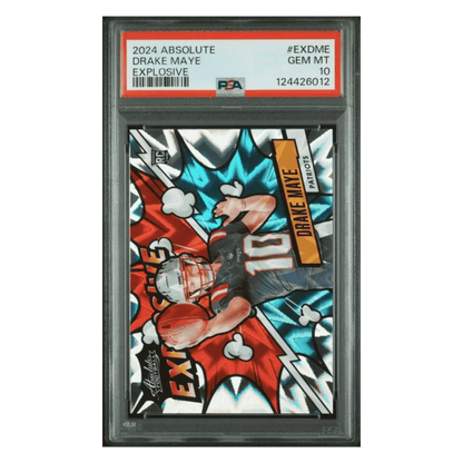 Drake Maye PSA 10 2024 Panini Absolute Explosive Rookie RC Card #EXDME
