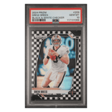 Drew Brees PSA 10 2024 Panini Prizm Black & White Checker Card #209