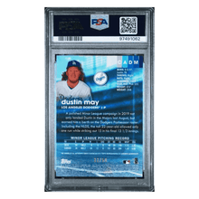 Dustin May PSA 10 2020 Topps Stadium Club Chrome Autographs Gold Refactor Rookie RC d/50 Card #CADM