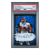Dwayne Bowe PSA 9 2024 Topps Finest Autographed Blue Checkerboard #d/ 99 Card #FA-DB