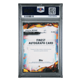 Dwayne Bowe PSA 9 2024 Topps Finest Autographed Blue Checkerboard #d/ 99 Card #FA-DB