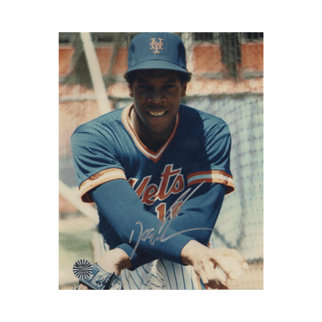 Dwight Gooden New York Mets Autographed Close Up 8x10 Photo - Fan Cave COA