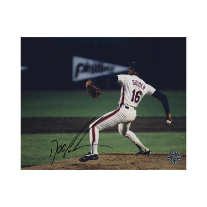 Dwight Gooden New York Mets Autographed Stretch 8x10 Photo - Fan Cave COA