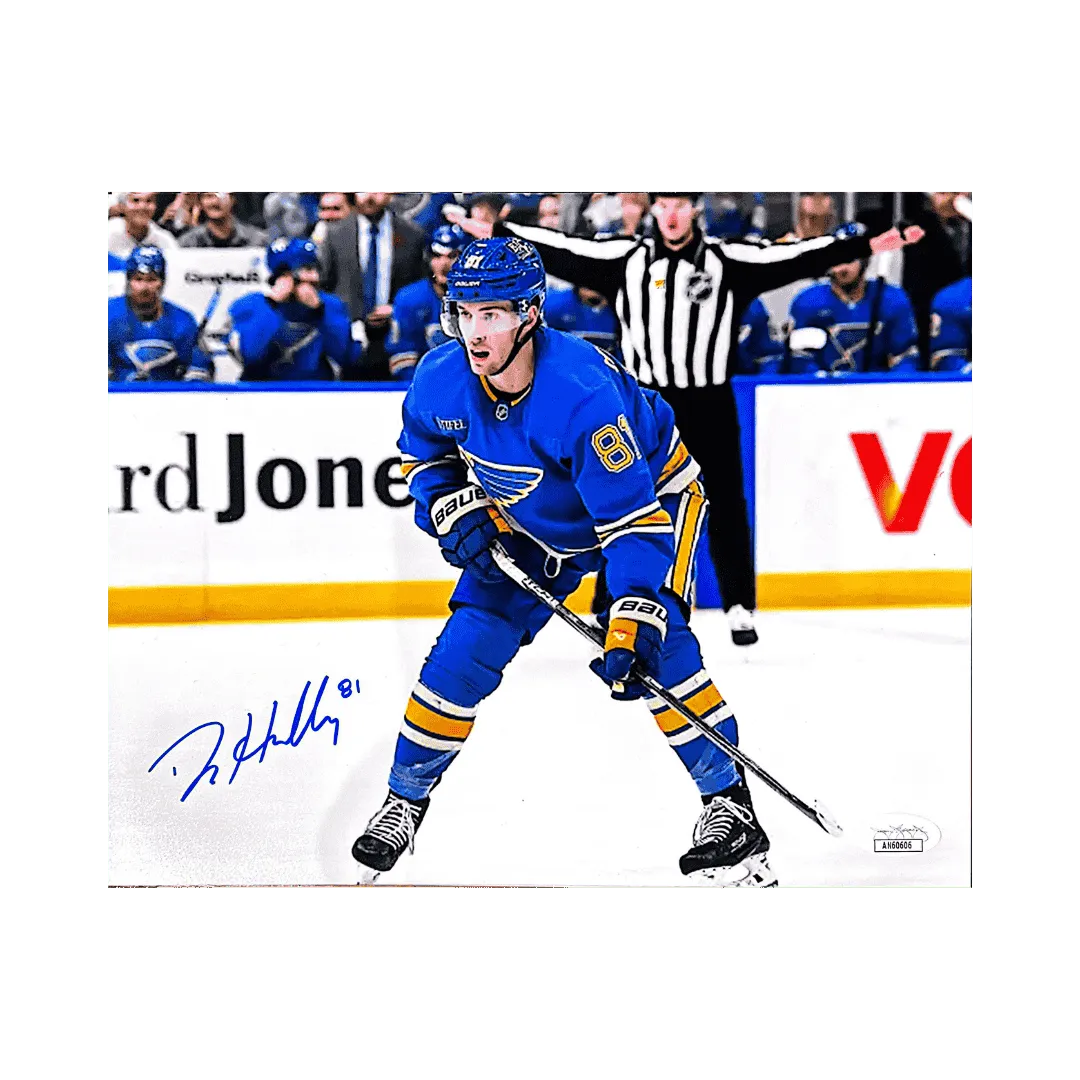 Dylan Holloway St Louis Blues Autographed 8x10 Photo - JSA COA