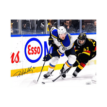 Dylan Holloway St Louis Blues Autographed 8x10 Photo - JSA COA