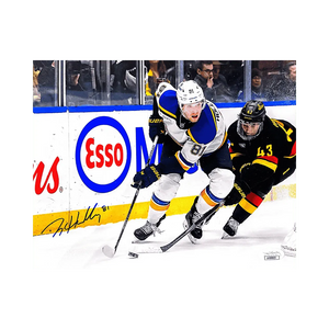 Dylan Holloway St Louis Blues Autographed 8x10 Photo - JSA COA