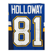 Dylan Holloway St Louis Blues Autographed Adidas Home Jersey - JSA COA