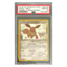 Eevee Holo PSA 10 2019 Pokemon SM Black Star Promo - U.B.SINGLE.PK.BLST. Card #SM184