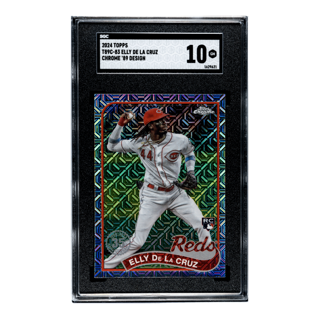 Elly De La Cruz SGC 10 2024 Topps Chrome '89 Design Card #T89C-83