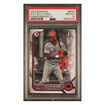 Elly De La Cruz PSA 10 2022 Topps Bowman Paper Prospects Card #BP50