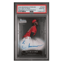 Elly De La Cruz PSA 10 2022 Topps Bowman Sterling Prospects Autographs Card #PAED