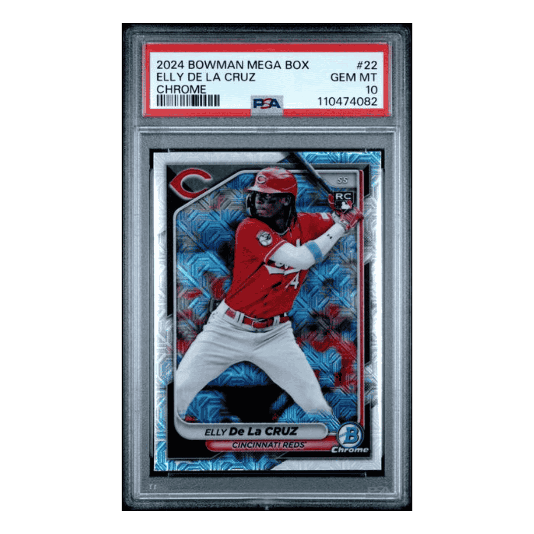 Elly De La Cruz PSA 10 2024 Bowman Mega Box Chrome Rookie RC Card #22