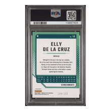 Elly De La Cruz PSA 10 2024 Panini Donruss Optic Orange #d/199 Card #18