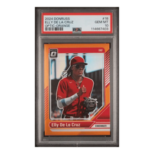 Elly De La Cruz PSA 10 2024 Panini Donruss Optic Orange #d/199 Card #18