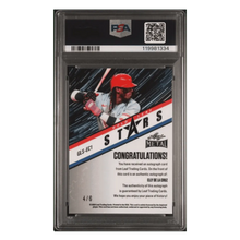 Elly De La Cruz PSA 9 2024 Leaf Collective Gold Leaf Stars Autograph Green #d/6 Card #GLSEC1