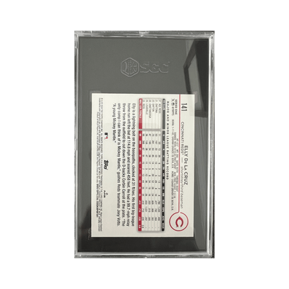 Elly De La Cruz SGC 10 2024 Topps Holiday Card #141