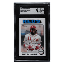 Elly De La Cruz SGC 9.5 2024 Topps Heritage White Border Card #473