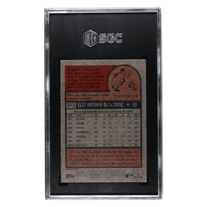 Elly De La Cruz SGC 9.5 2024 Topps Heritage White Border Card #473