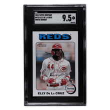 Elly De La Cruz SGC 9.5 2024 Topps Heritage White Border Card #473