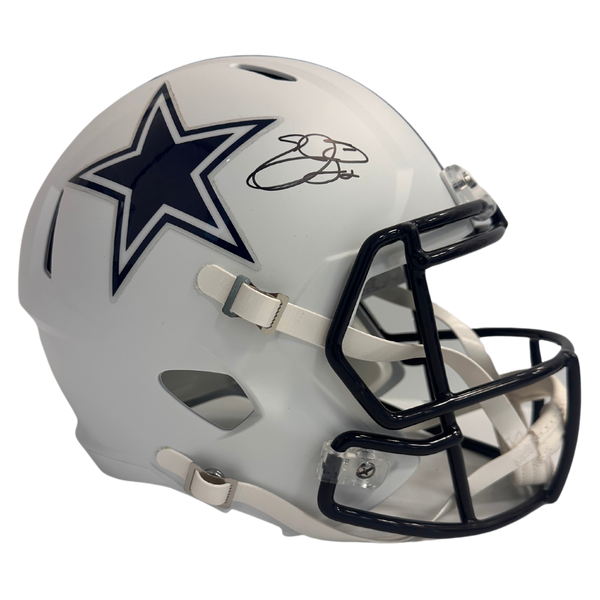  Emmitt Smith Autographed Dallas Cowboys Chrome Full-Size Football  Helmet BAS COA : Collectibles & Fine Art
