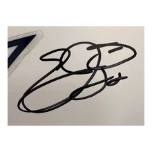 Emmitt Smith Dallas Cowboys Autographed Full Size Flat White Speed Replica Helmet - Beckett & PROVA COA