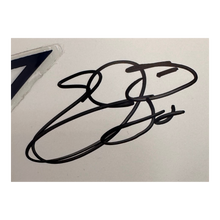 Emmitt Smith Dallas Cowboys Autographed Full Size Flat White Speed Replica Helmet - Beckett & PROVA COA